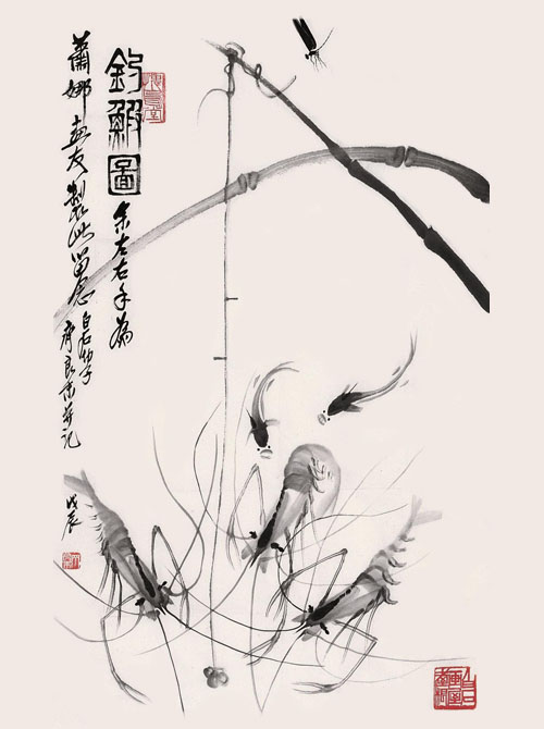 钓虾图